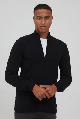 Produktbild von INDICODE IDBadi Herren Strickjacke Cardigan Feinstrick mit hochabschließendem Kragen