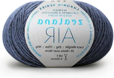 Productafbeelding van Wollen deken, blauw, 10x13x5 cm