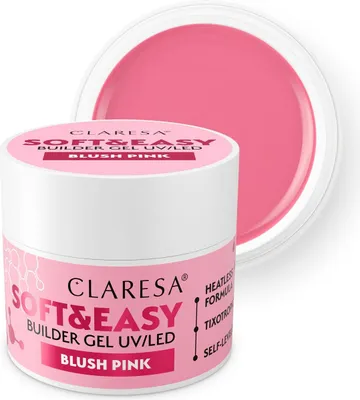 Produktbild von CLARESA N Soft&Easy Builder Blush Pink Nagelgel 45g