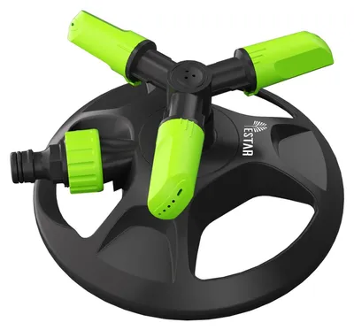 Image de Solidchoice - Arroseur de jardin avec 3 bras et rotation à 360°