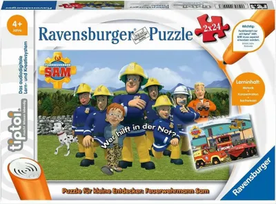 Produktbild von tiptoi® Puzzle für kleine Entdecker: Feuerwehrmann Sam Ravensburger 00046