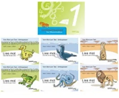 Produktbild von Zifferntrainer, Lies mal 1,2,3,4,5,6 Ente, Frosch, Robbe, Krake, Erdmännchen, Löwe