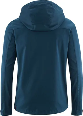 Rückansicht der Mescalito Jacke von RedChili in dunkelblau; Softshellmaterial; für Herren.