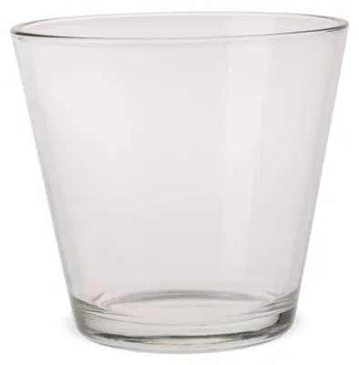 Immagine prodotto di Vaso di vetro a forma conica per fiori vaso decorativo in vetro trasparente Ø 14 cm