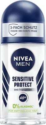 Produktbild von Nivea Men Deo Sensitive Protect Roll On Anti Transpirant 50ml