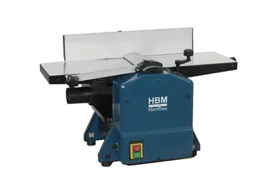 Produktbild von HBM 8-Zoll-Hobel- und Dickenhobelmaschine – 1250 W, 200 mm Arbeitsbreite, Staubabsaugung