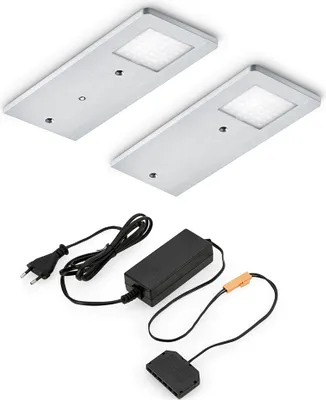 Immagine prodotto di Naber luce sottopensile Menta LED 7061262 set di 2 in acciaio inox colorato