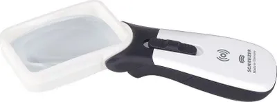 Produktbild von Schweizer ERGO-Lux i Mobil 2,5 fach/ 75*50mm rechts Kaltweiß Einzellupe