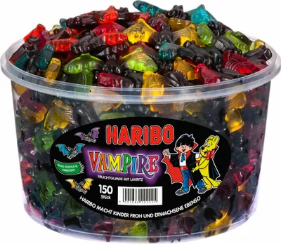 Produktbild von Haribo Fruchtgummi Stueckartikel Vampis, 1.2 kg