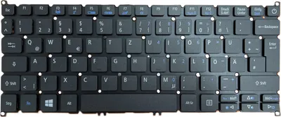 Imagen del producto de Teclado alemán, color , sin marco, compatible con Acer Aspire ES1-132-C89V