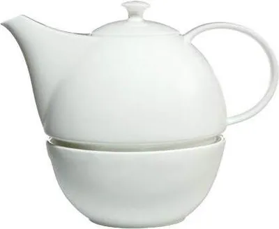 Immagine prodotto di Goebel Weiß (Teekanne mit Stövchen, New Bone China)