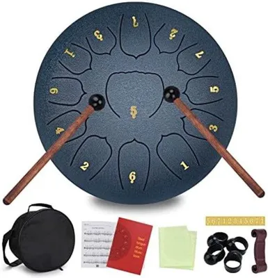 Produktbild von Famanu Stahlzungen Trommel - Handpan Drum - 13 Töne