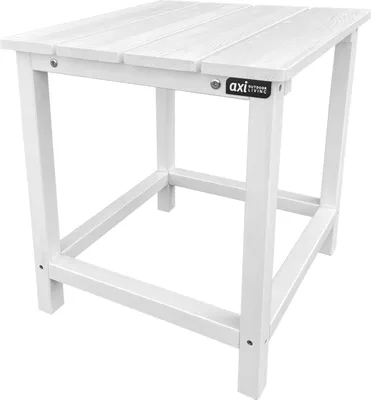 Produktbild von AXI Tess Beistelltisch aus Holz in Weiß | Kleiner Tisch für Garten, Balkon, Terrasse | Couchtisch / Gartentisch 40,5 x 40,5 x 46 cm