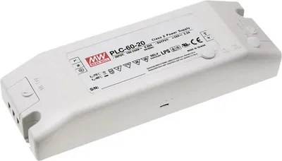 Productafbeelding van Meanwell MEAN WELL PLC-60-36 - 60 W - 90 - 264 V - 36 V - 62 mm - 181,5 mm - 35 mm