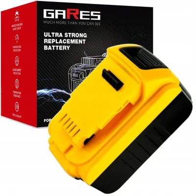 Zdjęcie produktu dla GARES Akumulator Bateria do Dewalt DCB181 DCD985XR DCE560N | 18 V | Seria Wzmocniona High-Performance | Wysoka Moc