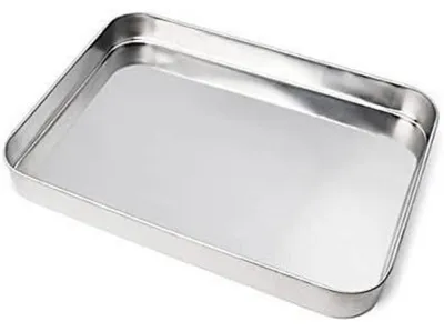 Image de Plaque de cuisson en acier inoxydable 35 * 40 cm - Robuste et facile à nettoyer