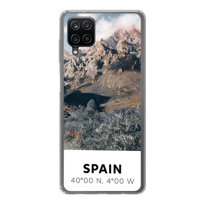Produktbild von MuchoWow® Handyhülle Schutzhülle Hülle für Samsung Galaxy A12 Spanien - Berge - Sommer Silikon Softcase Handy Hülle - Bild