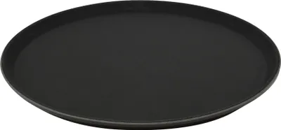 Produktbild von Argon Ta Rundes, rutschfestes Serviertablett – 35 cm – Schwarz