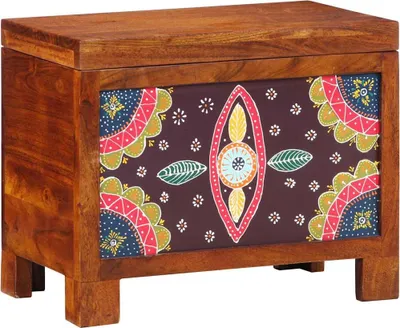 Produktbild von vidaXL Aufbewahrungsbox Mehrfarbig 50 x 30 x 40 cm Massivholz Akazie
