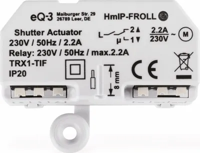 Produktbild von eQ-3 HomeMatic IP Rollladenaktor HmIP-FROLL