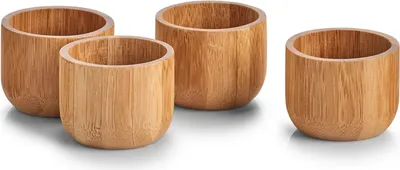 Produktbild von Eierbecher-Set 4-teilig Bambus