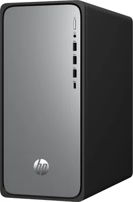 Produktbild von HP OmniDesk M02-0159ng - Tower - Core i5 i5-14400 / 2.5 GHz - RAM 16 GB - SSD 1 TB - NVMe - UHD Graphics 730 - 1GbE, Wi-Fi 6, Bluetooth - WLAN: 802.11a/b/g/n/ac/ax, Bluetooth 5.4 - FreeDOS - Monitor: keiner - Tastatur: Deutsch - Meteorsilber, schwarz gemä