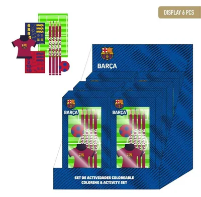 Produktbild von F.C. Barcelona Schreibset zum Ausmalen