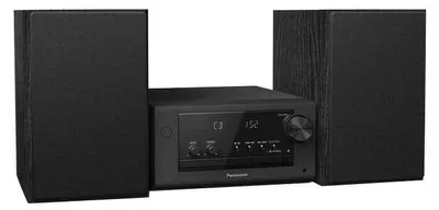 Produktbild von Panasonic SC-PM704, Heim-Audio-Mikrosystem, Schwarz, 80 W, 2-Wege, 10 cm, 6 cm