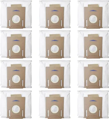 Obrázek produktu pro Sáčky do vysavačů ECOVACS DEEBOT N8 Pro Plus / N8 Pro T8 T8 AIVI T9 AIVI T9 PRO T9 MAX DX93, náhradní díly a příslušenství, balení po 12 kusech