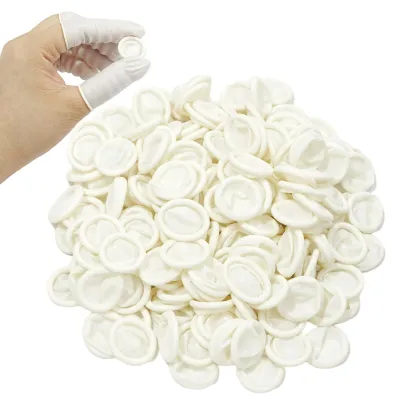 Fingerlinge antistatisch, Latex, 200 Stück, Fingerkuppenschutz