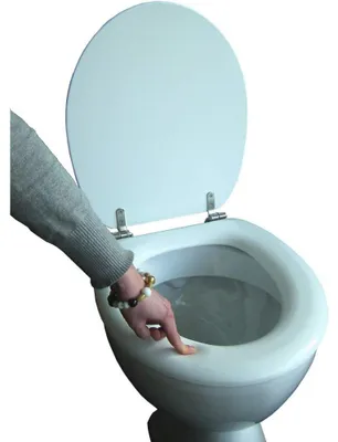 Immagine prodotto di adob polsi, sedile copri wc morbido, con cerniere in acciaio ino