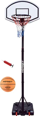 Produktbild von Hudora 71626 Basketballständer Hornet 260 mit Ball und Pumpe