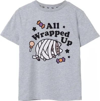 Produktbild von Pusheen - "Halloween Mummy" T-Shirt für Mädchen NS8187 (140) (Grau)
