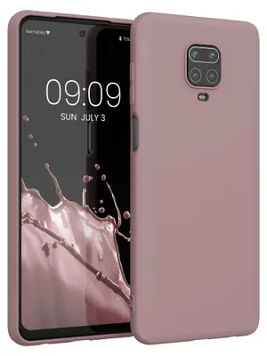 Produktbild von kwmobile Handyhülle für Xiaomi Redmi Note 9S / 9 Pro / 9 Pro Max Hülle - TPU Case - Kabelloses Laden - Schutzhülle Cover in Nude Lilac