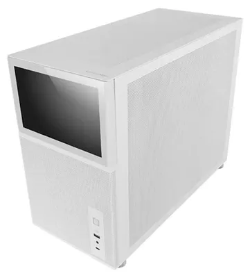 Produktbild von Mars Gaming MC-LCD, Mini Tower, PC, Schwarz, Weiß, micro ATX, Mini-ITX, Gaming, 17 cm