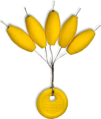 Image de Quantum Magic Trout Standard Pilot EVA 15mm - 5 boules pilotes, Couleur:Jaune fluo