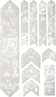 Produktbild von All Mountain Style Opus Magna Rahmenschutz Durchsichtig  Durchsichtig One Size