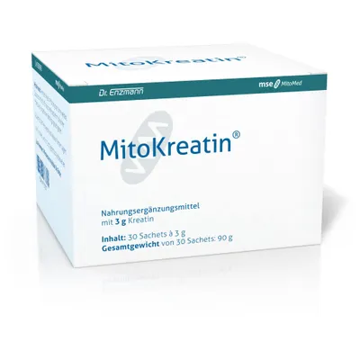Produktbild von Dr. Enzmann MitoKreatin® Monohydrat 30 Sachets - MSE - Kreatin Ausdauer
