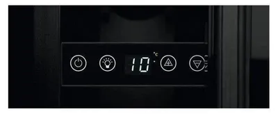 Produktbild von Electrolux ERW0273AOA, Weinkühler mit Kompressor, Integriert, 65 W, Innenbeleuchtung, N-ST, Schwarz