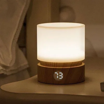 Produktbild von LED-Nachtlampe mit Timer, 3 Stellungen, dimmbar, 3000K, tragbar