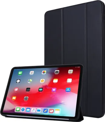 Produktbild von Mobigear Tri-Fold Slim iPad Pro 11 Zoll (2018) Hülle Klapphülle - Schwarz