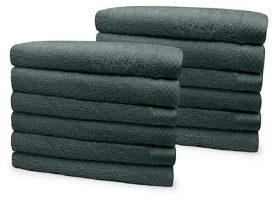 Produktbild von Eleganzzz Frottee-Handtuch 50x100cm – Grün  – 50x100  – 100% Baumwolle – saugstark