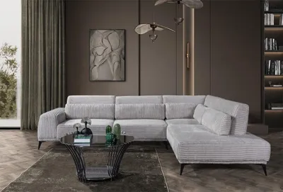 Immagine prodotto di Elegante divano ad angolo a forma di L per il soggiorno zona giorno divani divani