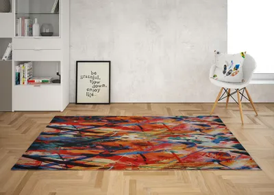 Produktbild von Conceptum Hypnose, Ansley- AnsleyHFT, Bunt, Teppich, 80 x 120 cm, 100% POLYESTER