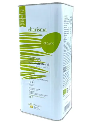 Produktbild von VASSILAKIS ESTATE 08538 - Charisma Organic Natives Olivenöl Extra 5L Kanister von Kreta