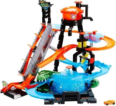 Obrázek produktu pro Hot Wheels City automyčka s aligátorem