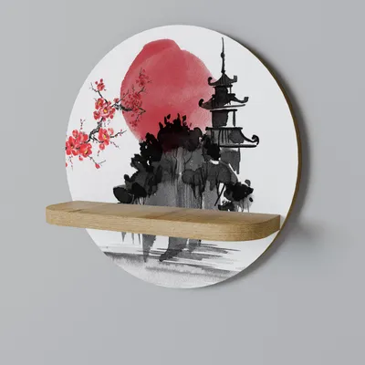Produktbild von CHERRY SHADOWS Rundes Regal