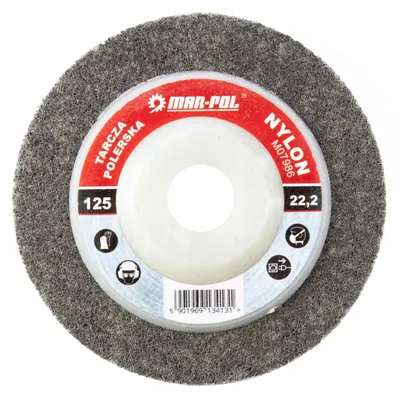 Obrázek produktu pro MAR-POL Kotouč leštící z netkané textilie 125 x 22,2 mm M07986