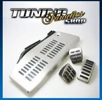 Immagine prodotto di Supporto poggiapiedi originale in acciaio inox + tappi per pedali #1J per VW Audi Seat Skoda