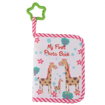 Obrázok produktu pre Fotokniha pre prvý rok, mäkká tkanina, kreslený štýl, svetlé farby, fotoalbum pre batoľatá ako domáca dekorácia, pamäť